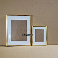 Cadre photo en aluminium et métal de toutes tailles, vente en gros d'usine, avec séparation et plastique, affiche murale, art