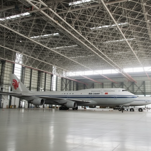 Hangar de Acero Prefabricado de Gran Envergadura con Grúa para Estacionamiento y Mantenimiento de Aviones <span class=keywords><strong>Airbus</strong></span> y Boeing - Product Image 1