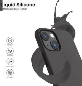 Funda de silicona líquida a prueba de golpes para teléfono móvil, carcasa de lujo a prueba de agua para Iphone 14 13 12 Pro Max, <span class=keywords><strong>2022</strong></span> - Product Image 5
