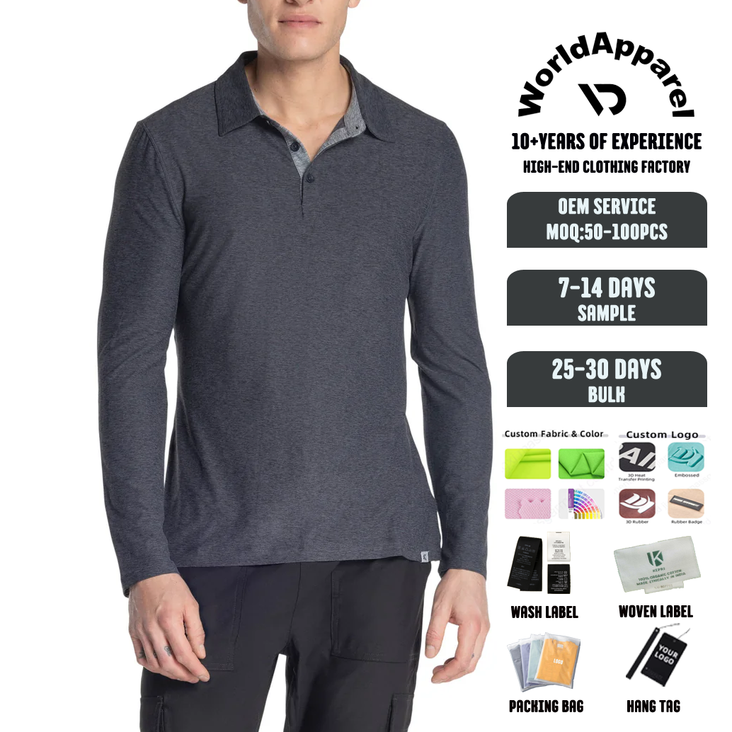Snap Button Shirt - Polo Shirt Snap Button - Men's Casual Wear