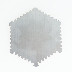 Medidor de Espesor de Revestimiento de Acero Inoxidable Yunbei Yb Hexagonal con Peine para Película Húmeda 25-3000 µm - Product Image 5