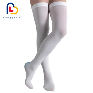 Compports Elastische Gebreide Dvt Antitrombotische 18-23 Mmhg Vintage Anti-Embolie Kousen Dij Hoge Medische