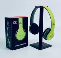 Headset Gaming Nirkabel P47 Over-Ear Aviation Travel 5.0 IPX-4 Tahan Air Chipset JL Latensi Rendah Hi-Fi Bass Dual Mode Type-C