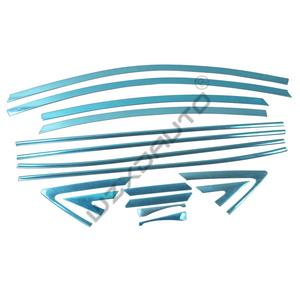 WZXD 10 Pcs Car <b>Window</b> Decoration Strip Body Exterior Accessories for for Verna 2011 2016 - Product Image 1