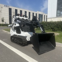 Cina fabbrica Batterie Loader idraulico Mini Skid Steer elettrico 0.6 ton 1 ton 1.5 2 ton per la vendita