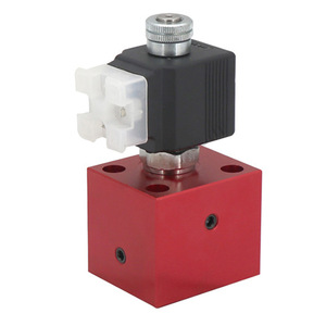 Hydraulic Directional Control Valve Block 3-Way 315 Bar 40 L Min Aluminum <b>Threaded</b> <b>Insert</b> Mounting - Product Image 1