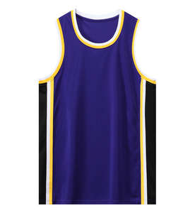Kaos Jersey Basket Amerika Portland Bordir Pria Berkualitas Tinggi Baru Grosir, Bahan Bernapas Cepat Kering - Product Image 5