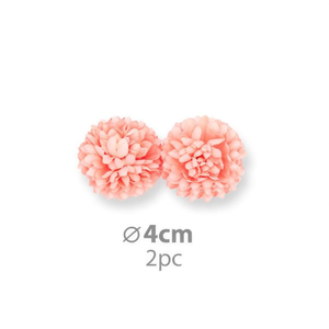 Ilan Flores Teste di Fiori Artificiali Rosa 4cm 2 Pezzi per Decorazioni Artigianali - Product Image 2