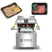 KBT Machine à sceller automatique pour plateau sous vide MAP de type sol Injection d'azote de gaz frais Viande Volaille Alimentaire Film Feuille Boîte Scellant