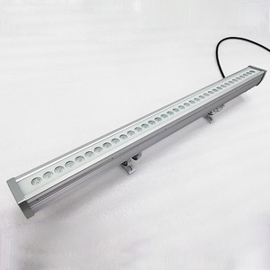 Ngoài trời RGBW đúc nhôm IP67 không thấm nước <span class=keywords><strong>DMX</strong></span> tuyến tính dẫn ánh sáng Tường máy giặt cho cảnh quan - Product Image 3