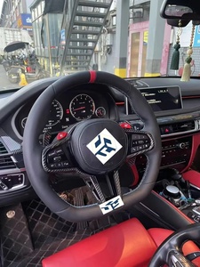 Volant <span class=keywords><strong>sport</strong></span> en cuir <span class=keywords><strong>noir</strong></span> M Performance pour BMW F30 F31 F10 F32 F33 F39 F80 F82 F87 E84 E83 Série 2 3 <span class=keywords><strong>5</strong></span> X1 X3 X4 X5 - Product Image 3