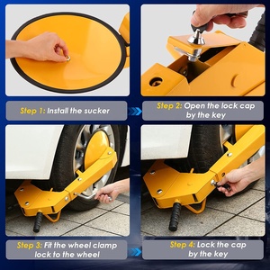 ล็อคล้อกันขโมยสำหรับรถยนต์ ขายส่งจากโรงงาน - Product Image 2