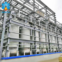 Máquina de extracción de solvente de aceite de soja 30t/d y máquina de refinación para línea de producción de fabricantes de aceite comestible