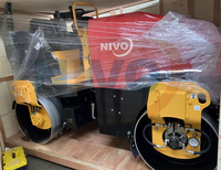 NIVO 1ton 2ton 3ton mini rouleau compresseur hydraulique double tambour vibrateur rouleau compacteur utilisé comme rouleau compresseur ou pièces