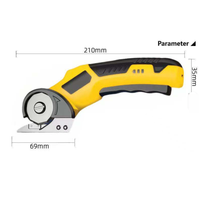 Ciseaux de coupe portables pour tissus, tapis, rideaux et cuir, avec batterie lithium rechargeable, lames en acier allié, outil de tailleur