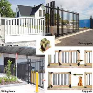 Roulettes rigides robustes de 660 lb Roues à rouleaux de fenêtre en acier modernes avec roulement <span class=keywords><strong>pour</strong></span> utilisation extérieure de cour de fenêtre de <span class=keywords><strong>porte</strong></span> - Product Image 6