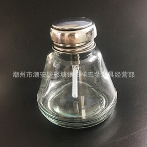 Botella de vidrio con bomba de 180 ml para dispensar removedor de esmalte de uñas, líquidos y solventes resistentes a la corrosión. - Product Image 3