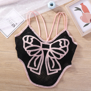 Nuovo Stile Invernale Reggiseno Bandeau da Donna Intrecciato Ricamato Anti-Esposizione Traspirante Senza Spalline Senza <span class=keywords><strong>Ferretto</strong></span> Sexy Coppa 3/4 - Product Image 6