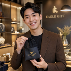ถุงของขวัญออร์แกนซ่าแบบย่อยสลายได้เป็นมิตรกับสิ่งแวดล้อมระดับพรีเมียม พร้อมเชือกผูกแบบกำหนดเองสำหรับของชำร่วยในงานปาร์ตี้ - บรรจุภัณฑ์ของขวัญที่ไม่เหมือนใคร - Product Image 4