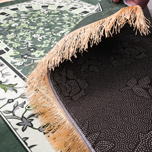 Tappeto educativo antiscivolo imbottitura tappeto musulmano i miei tappetini da preghiera personalizzati portatili con bussola - Product Image 6