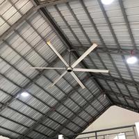8ft BLDC PMSM Moteur silencieux industriel hvls grand ventilateur de plafond