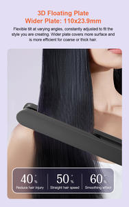 Plancha de Pelo Multifunción MCH con Tecnología PTC, Pantalla de Temperatura, Calentamiento Rápido, Placa Flotante 3D - Product Image 4