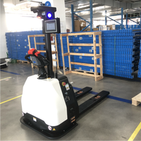 Transpalette robotisé JIANGSONG ROBOT JS-F1500-SPC de 1500 kg de capacité avec navigation laser SLAM, transpalette intelligent sans conducteur pour entrepôt