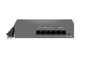 สวิตช์พอร์ต MCU POE ส่งสัญญาณระยะไกล250ม. 4 + 2 100Mbps พอร์ต MCU PoE สำหรับ Hikvision รองรับ VLAN - Product Image 2