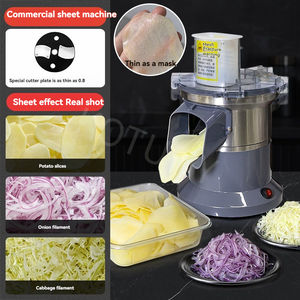 商業用電気多機能ニンジン＆ポテトフルーツスライサー 小さい角切り、スライス、細切り 220/110V 200W - Product Image 4