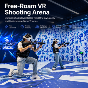 Simulador de Videojuegos VR 9D, Máquina de Juegos de Disparos Arcade Multijugador para Interiores - Product Image 1