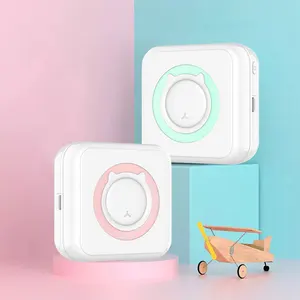 Holesale-Mini impresora portátil para teléfono móvil, máquina de Impresión de fotos térmica, portátil