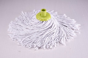 Cabezal de fregona para el hogar, accesorio que puede ser equipado con cubo de fregona, seguro de la fuerza, hilo de algodón absorbente, mopa de suelo, cabezal redondo para el hogar - Product Image 6