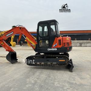 Doosan DH55 DX55 5 Ton <b>Mini</b> Excavator 90% New Condition Second <b>Hand</b> Used Equipment 90% New Condition Motor Engine Gearbox PLC - Product Image 2