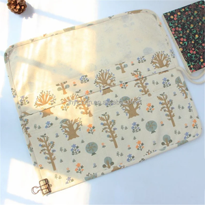 <span class=keywords><strong>Estuche</strong></span> Enrollable Reciclable para Pinceles <span class=keywords><strong>de</strong></span> Artista, Bolsa para Pinceles <span class=keywords><strong>de</strong></span> <span class=keywords><strong>Maquillaje</strong></span> <span class=keywords><strong>de</strong></span> Lona para Mujer - Product Image 4