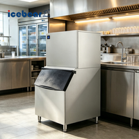 Machine à glace commerciale 1000 kg/24h, machine à glace industrielle, système automatique de fabrication de glaçons de qualité commerciale