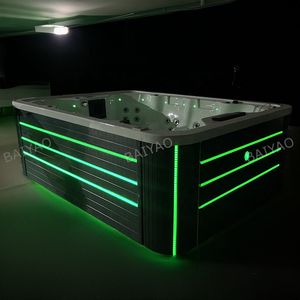 8 persone <span class=keywords><strong>Spa</strong></span> all'aperto tubo caldo Yacuzzi idromassaggio di colore bianco con sistema Balboa Spas Ce approvato in Hotel - Product Image 3