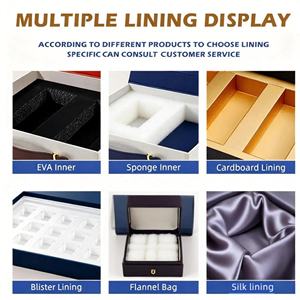 Boîte personnalisée magnétique en carton noir, emballage simple personnalisé sans fil, paniers en papier pour l'emballage de vêtements - Product Image 4