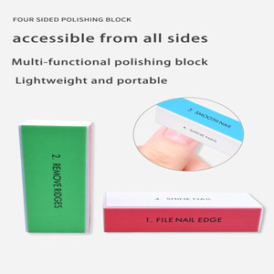 Bloque pulidor <span class=keywords><strong>de</strong></span> <span class=keywords><strong>uñas</strong></span> profesional <span class=keywords><strong>de</strong></span> <span class=keywords><strong>4</strong></span> vías OEM/ODM personalizado, esponja pulidora <span class=keywords><strong>de</strong></span> <span class=keywords><strong>uñas</strong></span> para salones y marcas <span class=keywords><strong>de</strong></span> belleza - Product Image 2