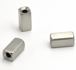 LeGood 6x6x16mm stainless steel custom laser engraved beads <b>spacer</b> - Product Image 6