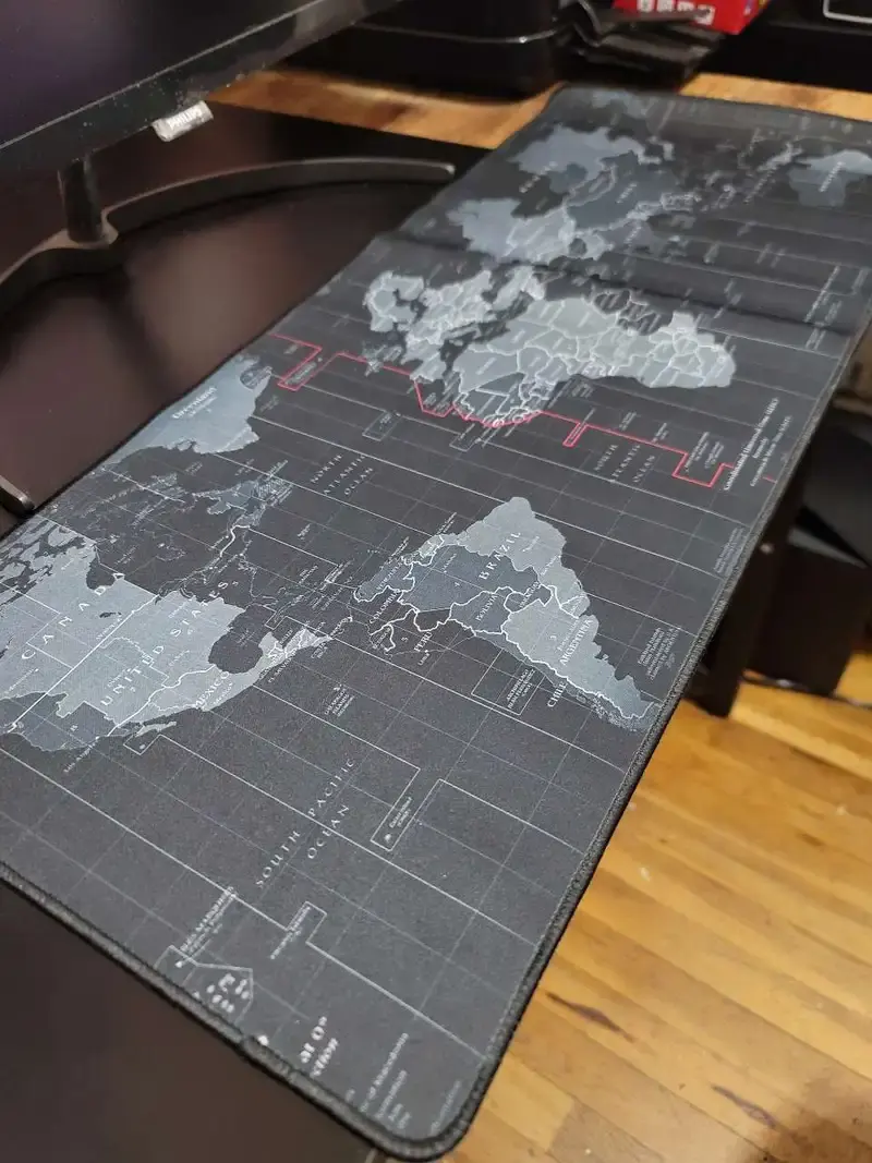 Очень большой 300 мм x 800 мм x 3 мм карта мира коврик для мыши