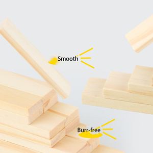 Juego de bloques de madera personalizados de 51 piezas, juegos educativos, torre de apilamiento, construcción digital con dados de 4 piezas - Product Image 3