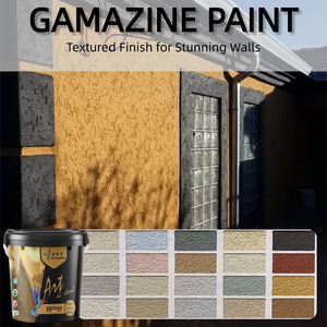 <span class=keywords><strong>Revêtement</strong></span> mural moderne minimaliste en peinture Gamazine fine à texture pierre pour intérieur et <span class=keywords><strong>extérieur</strong></span>, finition décorative pour salle d'exposition et <span class=keywords><strong>galerie</strong></span> - Product Image 1