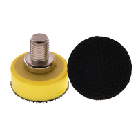 Plaque de support de ponçage auto-agrippante 25 mm (1 pouce) avec filetage 5/16-24T/M6 pour outils abrasifs, polissage du bois, du métal et des meubles