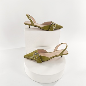 Sandali da Donna alla Moda con Tacco Basso, <span class=keywords><strong>Sexy</strong></span> <span class=keywords><strong>Tacchi</strong></span> a <span class=keywords><strong>Spillo</strong></span>, Taglie 35-40, Chiusura Slip-On, Traspiranti e Trendy per Estate e Autunno - Product Image 2