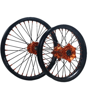 Jeu de roues en aluminium CNC 18" 19" 21" pour motocross MC XC <span class=keywords><strong>125</strong></span> 250 300 350 450 <span class=keywords><strong>2021</strong></span>-2024, jantes de <span class=keywords><strong>moto</strong></span> tout-terrain, pièces haute performance - Product Image 6