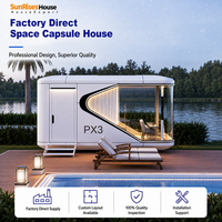 Maison conteneur extensible 30 pieds, aménagement personnalisé, unité de logement modulaire pliable avec intérieur complet