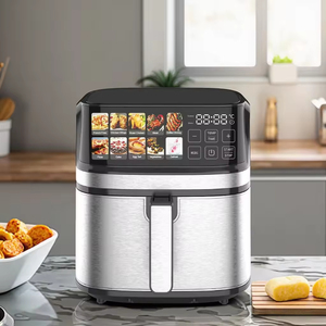 Friteuse à air multifonctionnelle de grande capacité en gros, 8 l, <span class=keywords><strong>design</strong></span> à commande tactile, friteuse à air numérique avec grand écran - Product Image 1