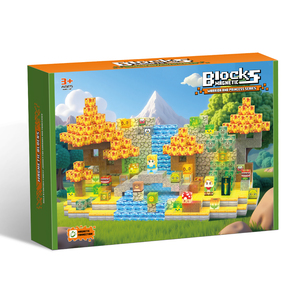 200PCS <span class=keywords><strong>Princesa</strong></span> de plástico y Guerrero Juguetes de bloques de construcción magnéticos con 10PCS Cubos emisores de luz en juegos - Product Image 6