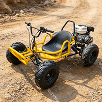 Go-Kart Todoterreno Monoplaza de 4 Tiempos con Motor de Gasolina de 212cc y Estructura de Acero Resistente