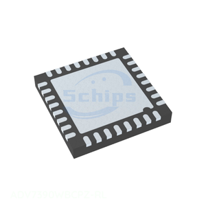 Original Interface 32 WFQFN Exposed Pad, CSP ADV7390WBCPZ-RL Electronics Component - Product Image 1